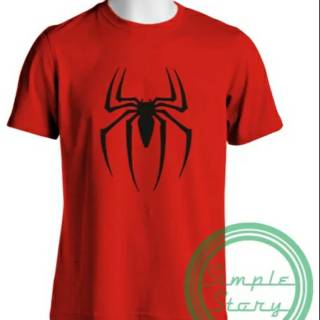 เสื้อยืด พิมพ์ลาย Superhero spiderman สําหรับผู้ใหญ่ และเด็ก