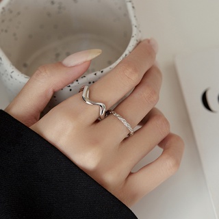 แหวนแฟชั่น ปรับขนาดได้ สไตล์ฮาราจูกุ