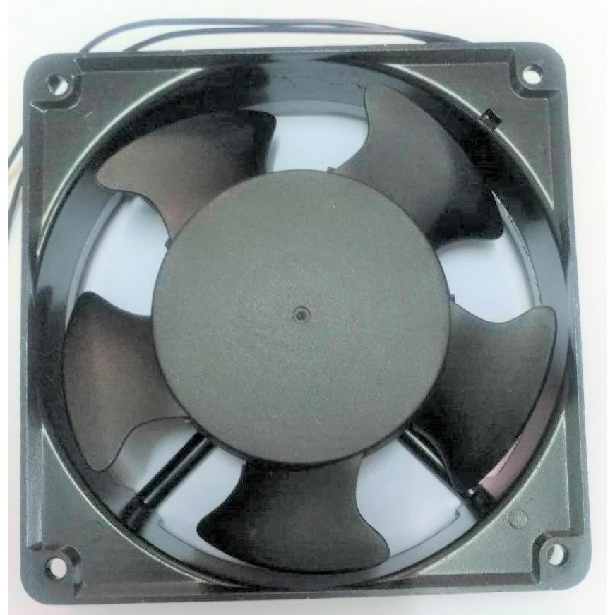 ภาพสินค้าพัดลม 4.5 นิ้ว AC 220V 12cm RACK FAN/Cooling Fan ตัวขอบพัดลมเป็นเหล็ก ระบายความร้อน Black ใช้ไฟบ้าน จากร้าน tysgood บน Shopee ภาพที่ 1