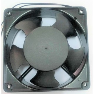 ภาพขนาดย่อของภาพหน้าปกสินค้าพัดลม 4.5 นิ้ว AC 220V 12cm RACK FAN/Cooling Fan ตัวขอบพัดลมเป็นเหล็ก ระบายความร้อน Black ใช้ไฟบ้าน จากร้าน tysgood บน Shopee