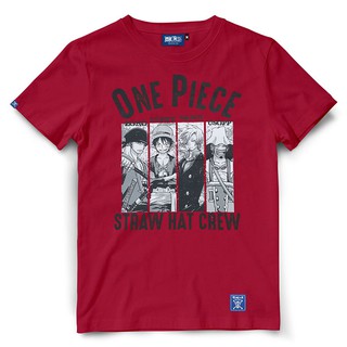 เสื้อยืดวันพีซ One Piece-807-RE (Luffy-Sanji-Zoro-Usopp)