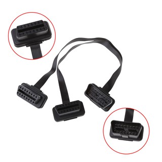 สายเคเบิ้ลเชื่อมต่อ 16 pin obd 2 male to double female