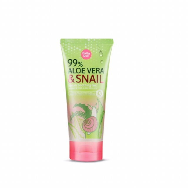 Cathy Doll 99% อโลเวร่าแอนด์สเนลเซรั่มซูทติ้งเจล 300g [99% Aloe Vera &  Snail Serum Soothing Gel] | Shopee Thailand