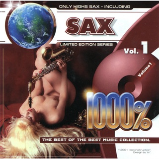 CD Audio คุณภาพสูง เพลงบรรเลง Various - 1000% SAX 2001 (ทำจากไฟล์ FLAC คุณภาพ 100%)