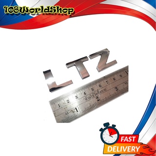 โลโก้ LTZ LOGO LTZ (งานโลหะ) (ตัวแพง) ชุปโครเมี่ยม 1ชิ้น ทั่วไป 2-4 ประตู มีบริการเก็บเงินปลายทาง