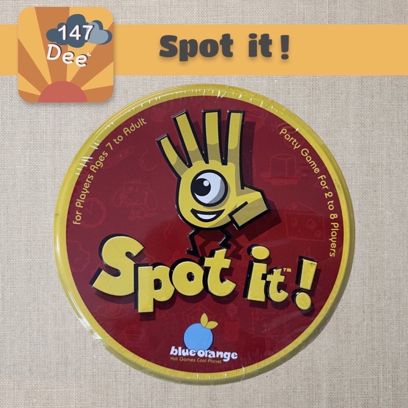 Spot it card game red shopee thailand