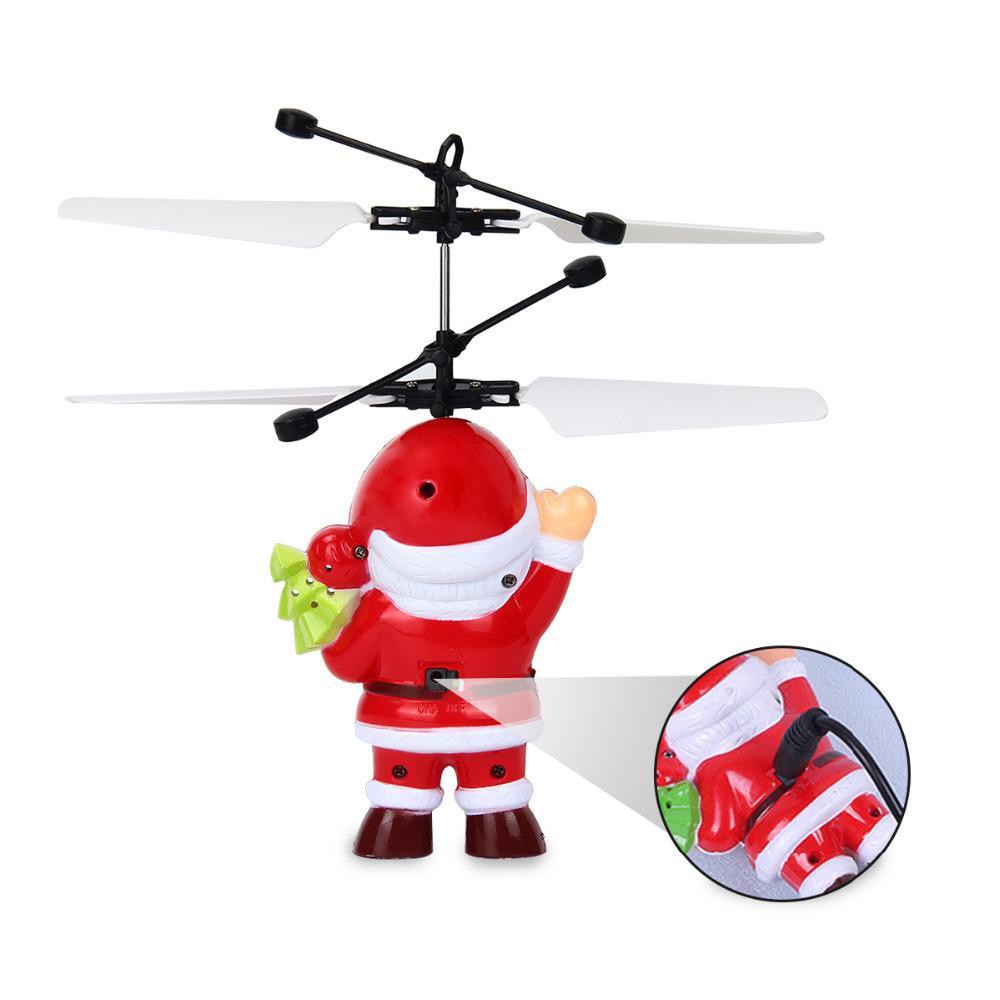 flying-santa-ของเล่นตุ๊กตา-นางฟ้า-บินได้-บังคับได้ด้วยฝ่ามือ-พร้อมไฟกระพริบ-no-8611