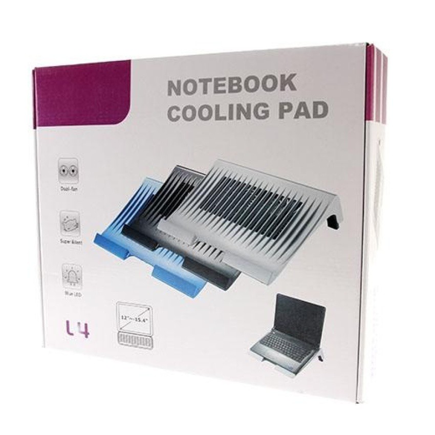 GTECH Cooler Pad L4 (2 Fan) Black Shopee Thailand