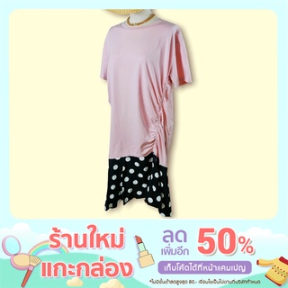 🌈NEW🌈ชุดเดรส ดีเทลต่อชายระบายตรงปลายกระโปรง น่ารักสุดๆเลยค่ะ เนื้อผ้านุ่มนิ่มมาก รับรองว่าสวมใส่สบาย ได้ทุกโอกาส