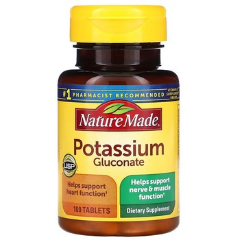 พร้อมส่ง-nature-made-potassium-gluconate-550-mg-100-tablets-ควบคุมระดับน้ำในร่างกาย-การทำงานกล้ามเนื้อและประสาท