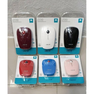 ภาพขนาดย่อของภาพหน้าปกสินค้าส่งเร็ว oker เม้าส์ไร้สาย เล็กบาง USB 2.4GHz Mouse Wireless รุ่นoker i268 จากร้าน ab_accessories บน Shopee ภาพที่ 5