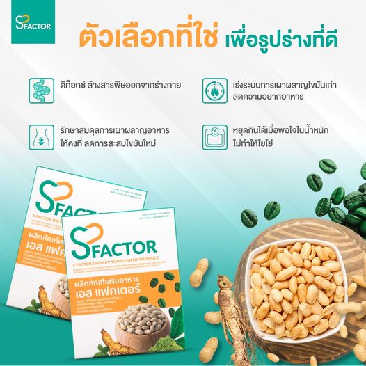 ชุด-5-กล่อง-sfactor-อาหารเสริมควบคุมน้ำหนัก-ลดไขมันส่วนเกิน-เร่งเผาผลาญ-ดีท็อกซ์-ฟื้นฟูระบบขับถ่าย-1-กล่อง-15-แคปซูล