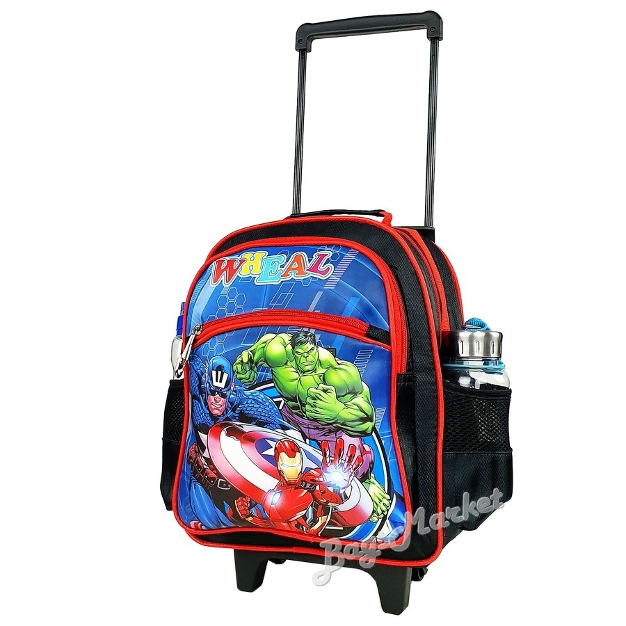 9889shop-kids-luggage-s-13นิ้ว-ขนาดเล็ก-กระเป๋านักเรียนล้อลาก-กระเป๋าเด็ก-captain-skyblue1