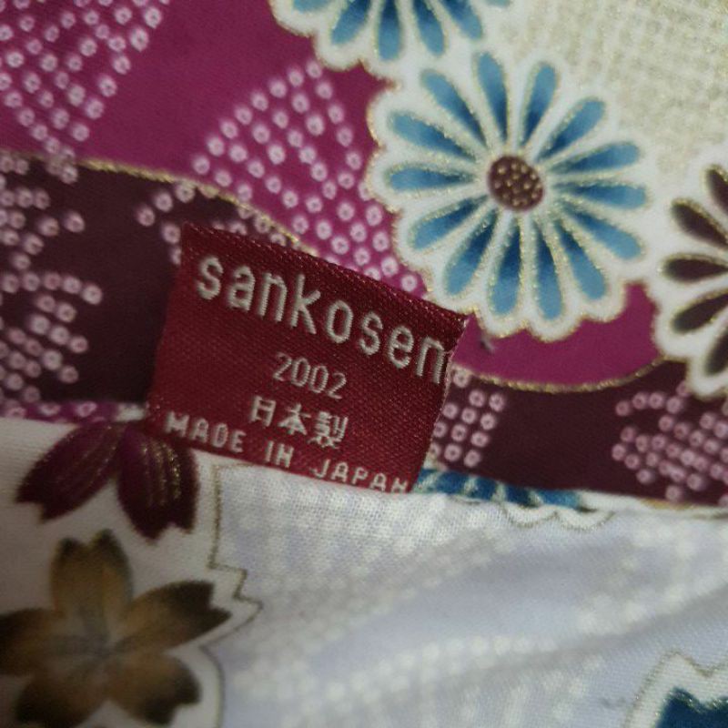 กระเป๋าผ้าลายดอกไม้sankosen