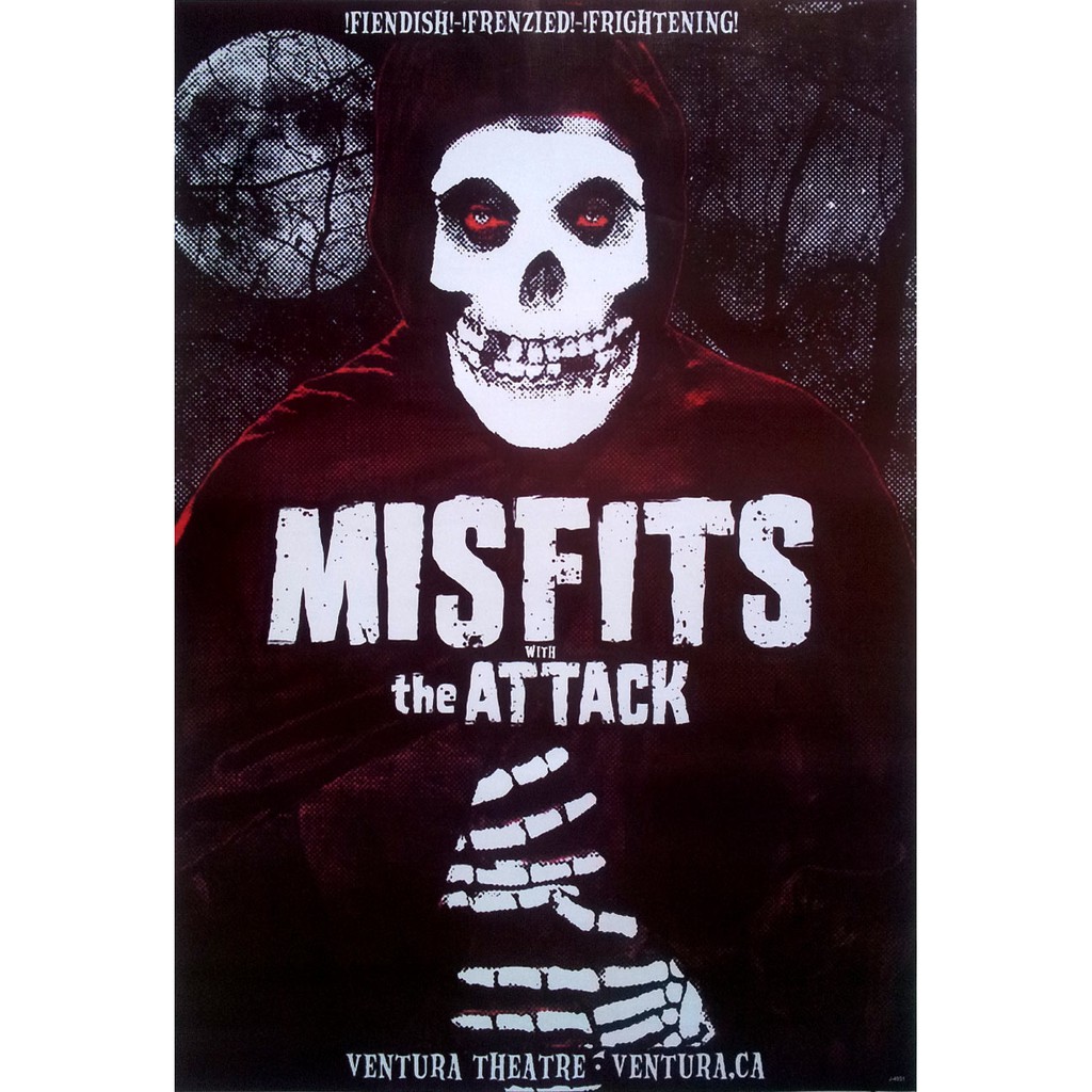 โปสเตอร์-รูปวาด-กราฟฟิก-วง-ดนตรี-เฮฟวีเมทัล-มิสฟิตส์-misfits-poster-24-x35-horror-punk-rock-hardcore-heavy-metal-v2