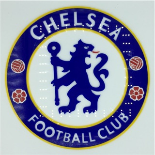 แผ่นอะคริลิคติดผนัง ตราสโมสรฟุตบอล เชลซี Chelsea