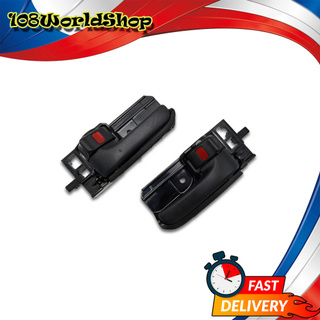 ชุด 2Dr มือเปิดในประตู ซ้าย+ขวา สีดำ Lh+Rh 2ชิ้น Toyota  Hilux Vigo,KDH,Vios ปี2005 - 2014