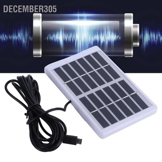 December305 1.2W 6V Solar Panel with Mini USB Port Polycrystalline Silicon Charging Board