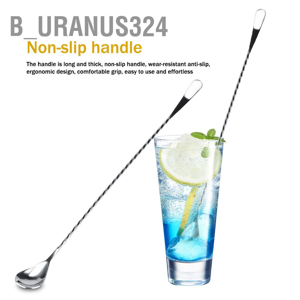 b-uranus324-ช้อนคนค็อกเทล-สเตนเลส-พร้อมส้อมผสมเครื่องดื่ม-พุดเดล