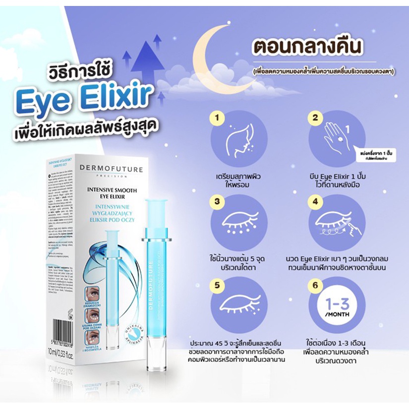 dermofuture-eye-elixir3หลอด-อย่าลืมใช้โค้ดส่วนลดก่อนสั่งซื้อ