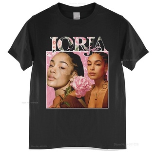 [100% Cotton] เสื้อยืด ผ้าฝ้าย พิมพ์ลาย Jorja Smith ยุค 90 สไตล์วินเทจ แฟชั่นฤดูร้อน สีดํา สําหรับผู้ชาย และผู้หญิง