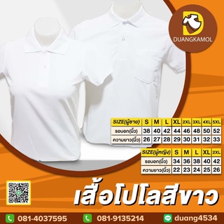 ภาพหน้าปกสินค้าคอปกเสื้อโปโลสีขาวล้วนเรียบ ที่เกี่ยวข้อง