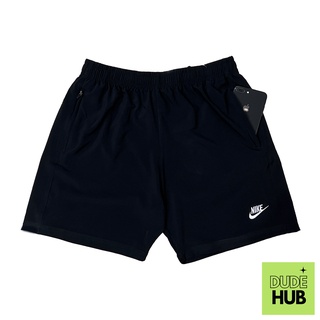 กางเกงวิ่ง Nike Club Essentials Woven Shorts/ Black, navy blue กางเกงกีฬาผู้ชาย ขาสั้น กางเกงวิ่งมีกระเป๋า