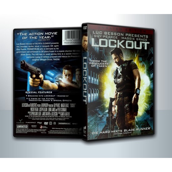 [ DVD Movie มีปก+สกรีนแผ่น-ไม่มีกล่อง ] Lockout แหกคุกกลางอวกาศ ( 1 DVD ...