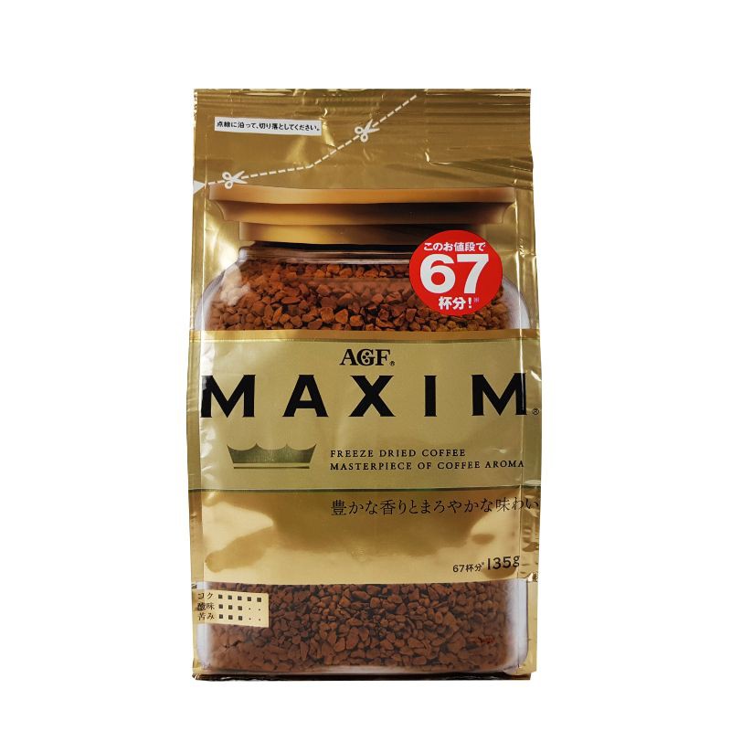 Maxim coffee กาแฟแม็กซิม(ถุงสีน้ำเงิน) แบบรีฟิว 120กรัม | Shopee Thailand