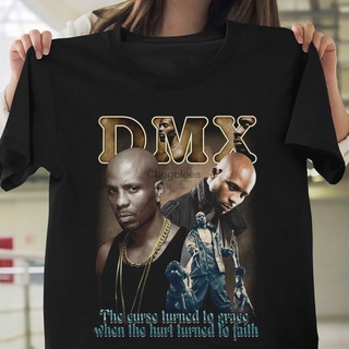 เสื้อยืดโอเวอร์ไซส์เสื้อยืด พิมพ์ลายกราฟฟิค 90S Rapper Dmx Dmx Ruff Ryder Dmx สไตล์วินเทจ เรียบง่าย ตลกS-3XL