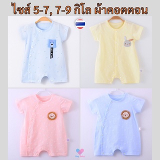 ❗ บอดี้สูทเด็ก 0-1 ปี ผ้าคอตตอน ชุดเด็กแรกเกิด เสื้อผ้าเด็ก เสื้อผ้าเด็กแรกเกิด ผ้าเด้ง BS267