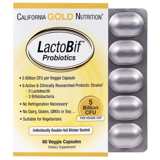 ภาพสินค้าCalifornia Gold Nutrition LactoBif Probiotics 5 Billion CFU 30 Billion CFU 100 Billion จากร้าน o.tangao.o บน Shopee ภาพที่ 2