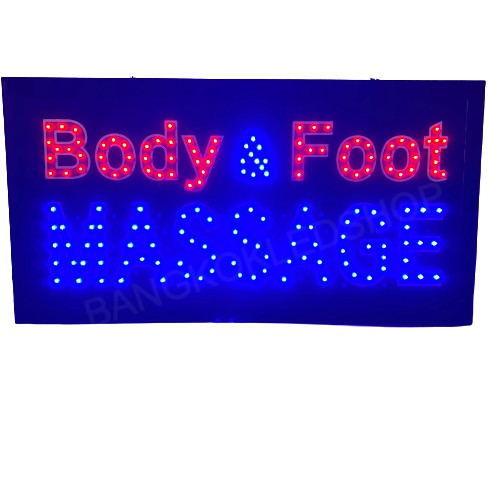 led-sign-body-amp-foot-massage-ป้ายไฟแอลอีดีสำหรับตกแต่ง-220v-ป้ายตัวอักษร-ป้ายไฟ-ป้ายหน้าร้าน-ใช้ประดับตกแต่ง