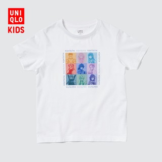 Uniqlo เสื้อยืดแขนสั้น พิมพ์ลายมังงะ (Demon Slayer Series) สําหรับเด็กผู้ชาย ผู้หญิง 441500