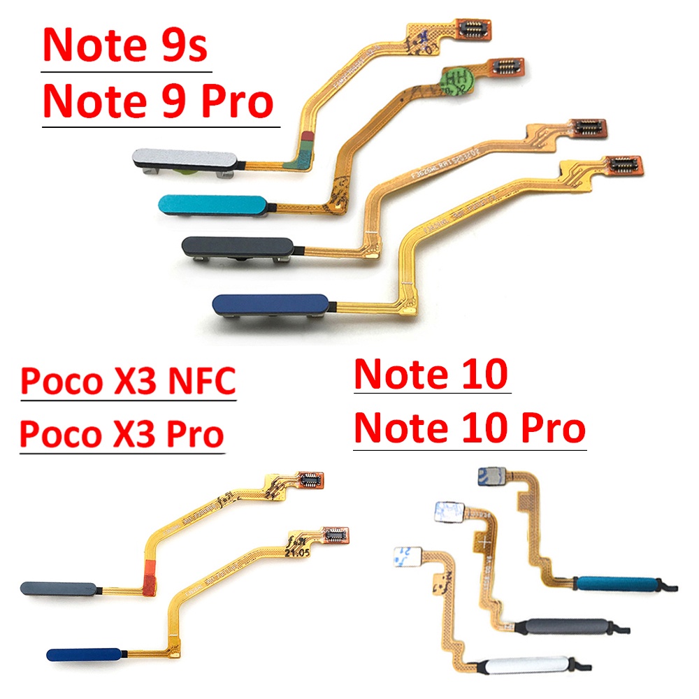 เครื่องสแกนลายนิ้วมือ สําหรับ Xiaomi Redmi Note 9 10 Pro 9s Poco X3 Pro ...