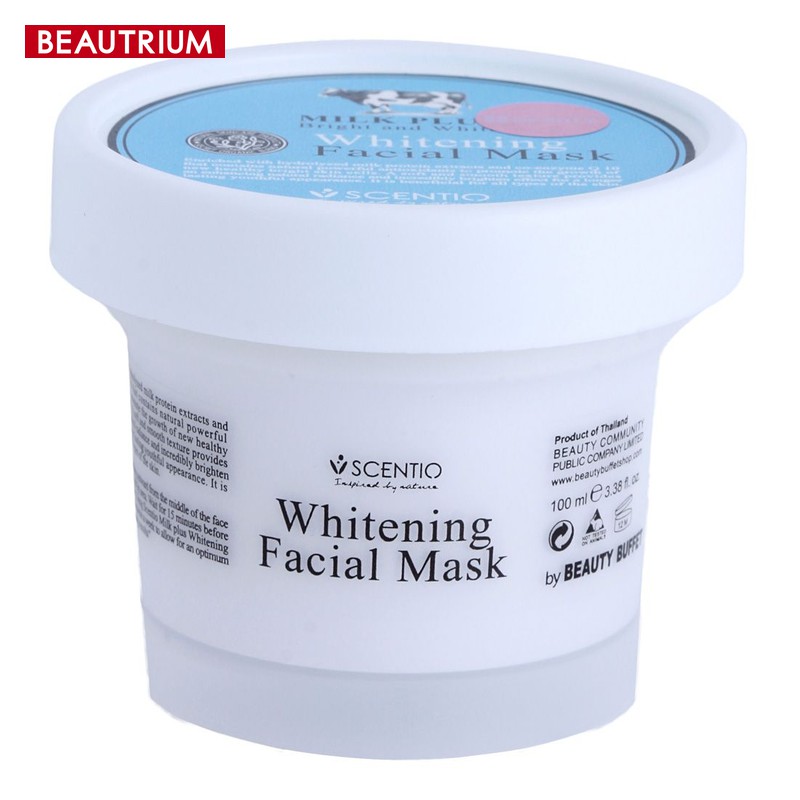 beauty-buffet-scentio-milk-plus-whitening-facial-mask-ครีมมาร์กหน้า-100ml