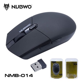 ภาพหน้าปกสินค้าNUBWO USB Optical Mouse รุ่น NMB-014เม้าส์ ไร้สาย แบบไร้เสียงคลิก มีโหมดประหยัดถ่าน ที่เกี่ยวข้อง