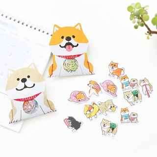 JAPAN SHIBA STICKER ญี่ปุ่นหมาชิบะ  สติ๊กเกอร์ น่ารัก DIY 30 ชิ้น