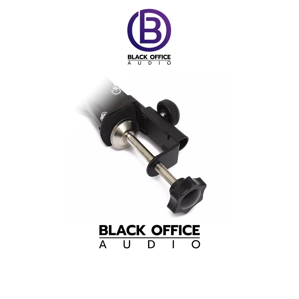 boa-mic-stand-ขาตั้งไมโครโฟนแบบหนีบโต๊ะ-แข็งแรง-คุณภาพดี-blackofficeaudio