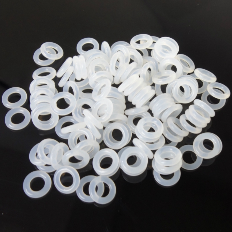 ภาพสินค้า10pcs/30pcs White Food Grade Silicone Rubber O-Ring High Temperature Resistant Waterproof Seal O Ring CS 1.9mm OD 5-56mm จากร้าน its004.th บน Shopee ภาพที่ 1