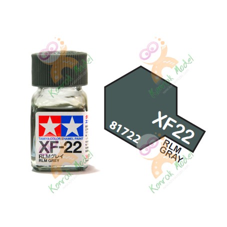 สีสูตรน้ำมัน Tamiya Enamel XF22 RLM Grey 10ml | Shopee Thailand