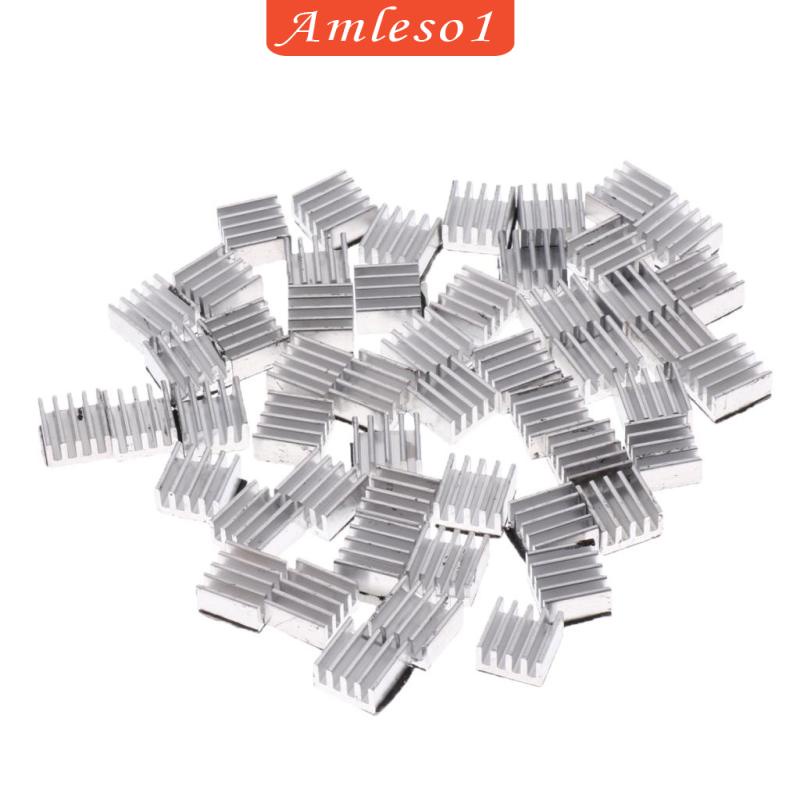 amleso1-ฮีทซิงค์ระบายความร้อน-อลูมิเนียม-ขนาดเล็ก-8-8x8-8x5-มม-สีเงิน-50-ชิ้น