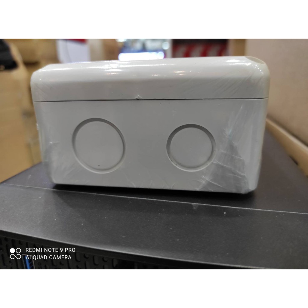 ภาพสินค้าบล็อคกันน้ำสำหรับกล้องวงจรปิด 4x4(Waterproof Box 4x4) พลาสติกสีขาว จากร้าน doocctv บน Shopee ภาพที่ 3