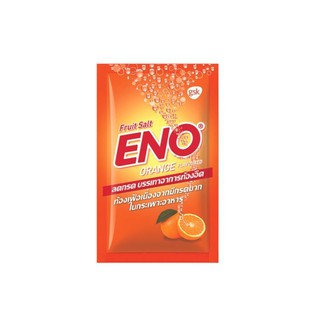 สินค้า Eno Orange Flavoured อีโน รสส้ม บรรเทาอาการท้องอืด ท้องเฟ้อ 1 ซอง:1 ซอง 4.3 กรัม