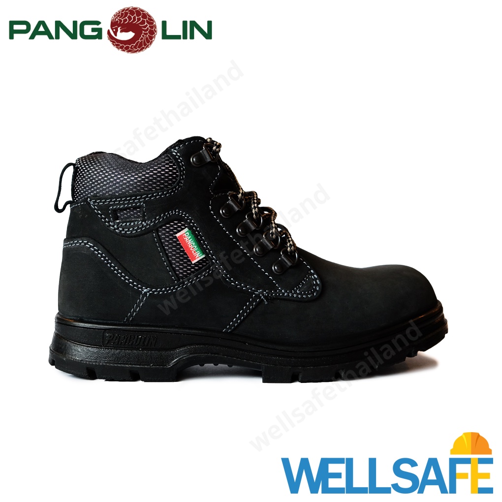 ภาพหน้าปกสินค้าตัวแทนจำหน่าย รองเท้าเซฟตี้ PANGOLIN รุ่น 0283U สีดำ แพนโกลิน หัวเหล็ก พื้น PU รองเท้าเซฟตี้ทรงสปอร์ต