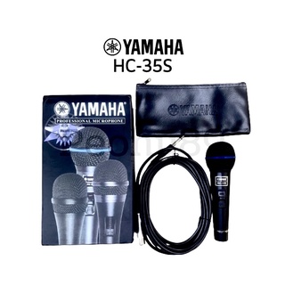 สินค้า YAMAHA ไมโครโฟนร้องเพลง รุ่น HC-35S (สีดำ) 📌มีกระเป๋าแถม📌