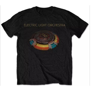 เสื้อยืดโอเวอร์ไซส์เสื้อยืด พิมพ์ลายยานอวกาศ Elo Electric Light Orchestra สไตล์ฮิปฮอป เรโทร ของขวัญS-4XL