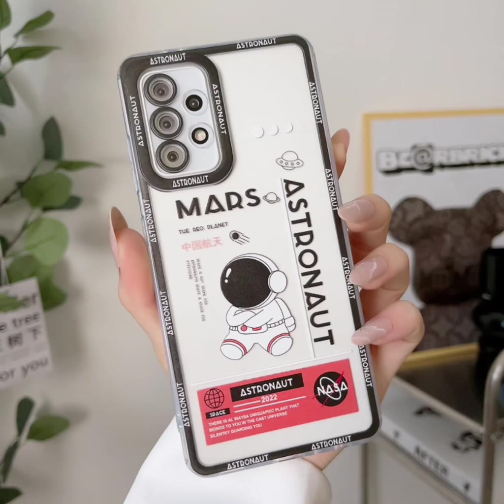 เคสโทรศัพท์ซิลิโคน-กันกระแทก-ลายการ์ตูนนักบินอวกาศ-นักบินอวกาศ-สําหรับ-samsung-galaxy-a20s-a71-a51-a20-a11-a30-a72-a52-a52s-5g