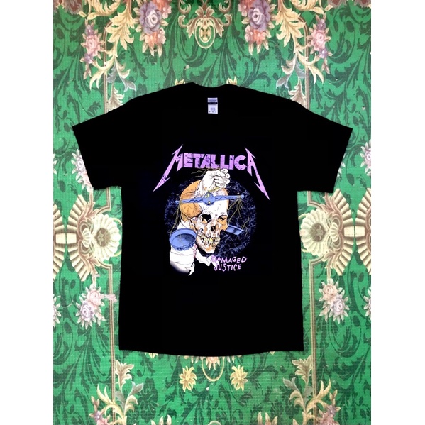 ผ้าฝ้าย-100-metallica-เสื้อวง-metallica-สินค้านำเข้า-ลิขสิทธิ์แท้-s-4xl