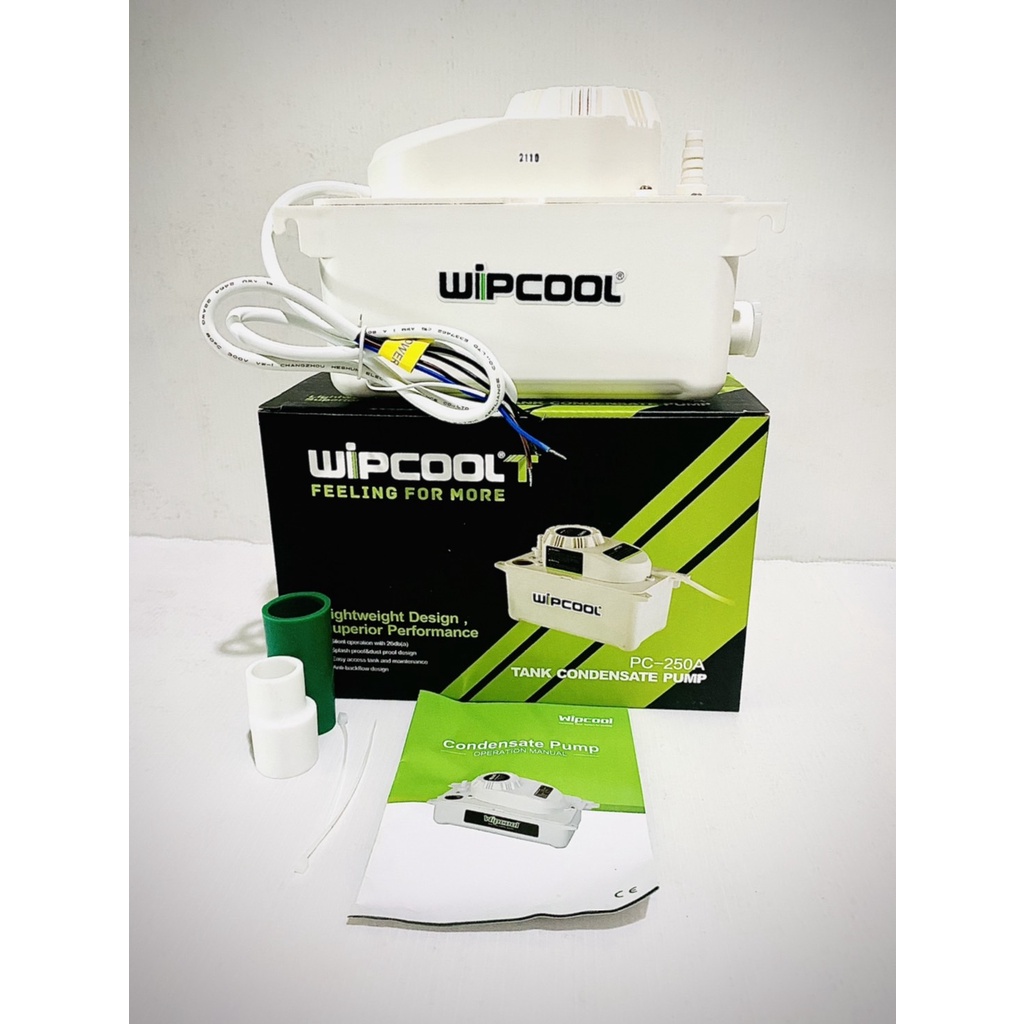 ปั้มเดรนน้ำทิ้งแอร์-สำหรับแอร์ขนาดใหญ่-กาลักน้ำ-wipcool-pc-250a